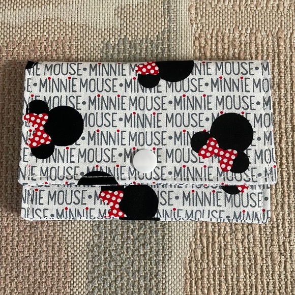 Stylish Snap Card Wallet/Business Card/Gift Card Holder made with Cotton Fabric - Picture 1 of 6